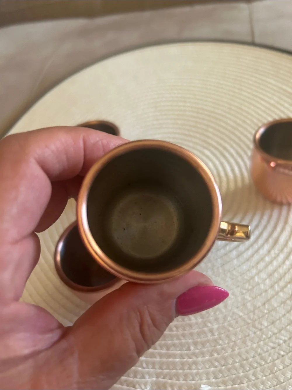 Copper Moscow Mule Shot Mug Set - 4-Pack